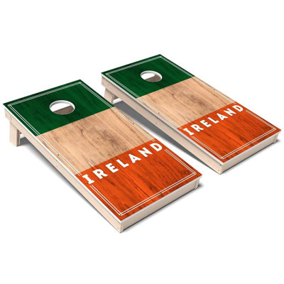 International Flag 2.0 Ireland All-Weather Composite Cornhole Board Set