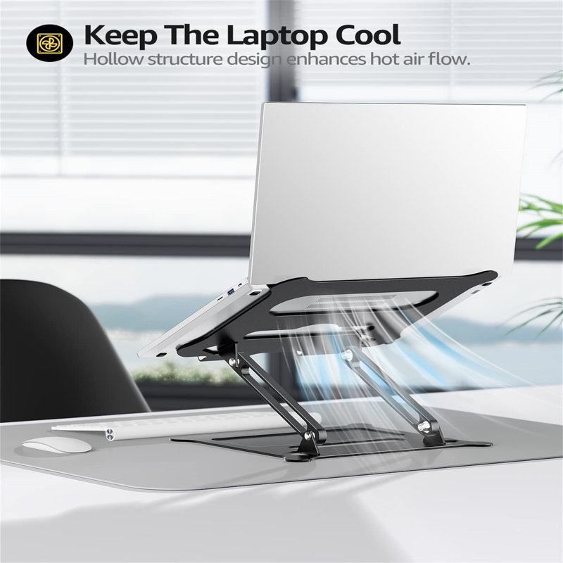 Metal Monitor Stand, Black