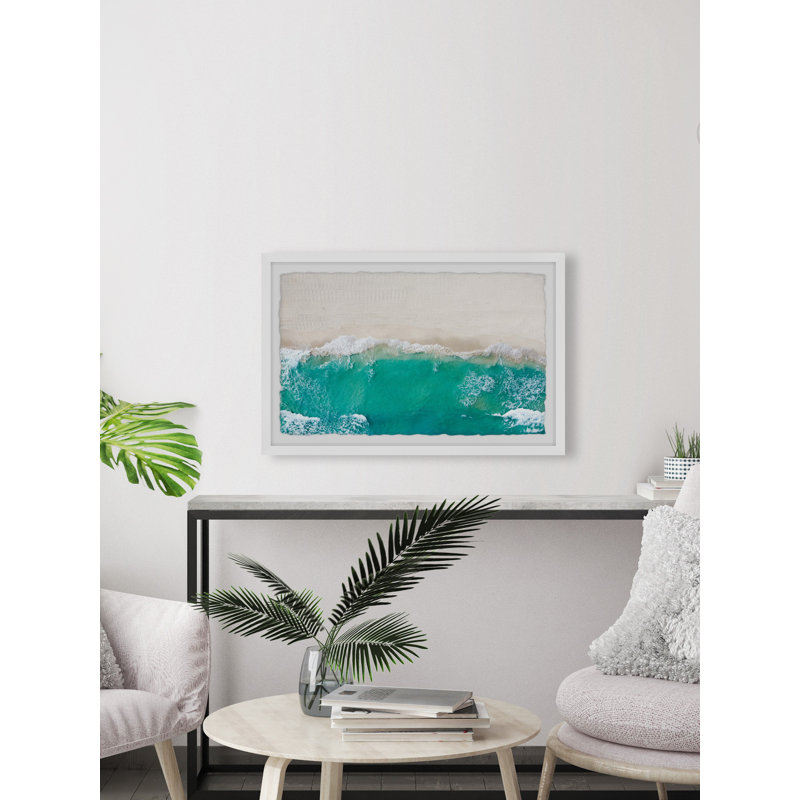 Gather Footprints - Single Picture Frame Print, 20cm H x 30cm W x 3.81cm D