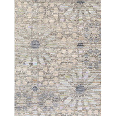 Canterbury Hand-Knotted High-Quality Gray Area Rug