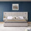 King Size Upholstered Bed Frame with Headboard-349523245-349523246