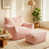 Mélange de coton rose