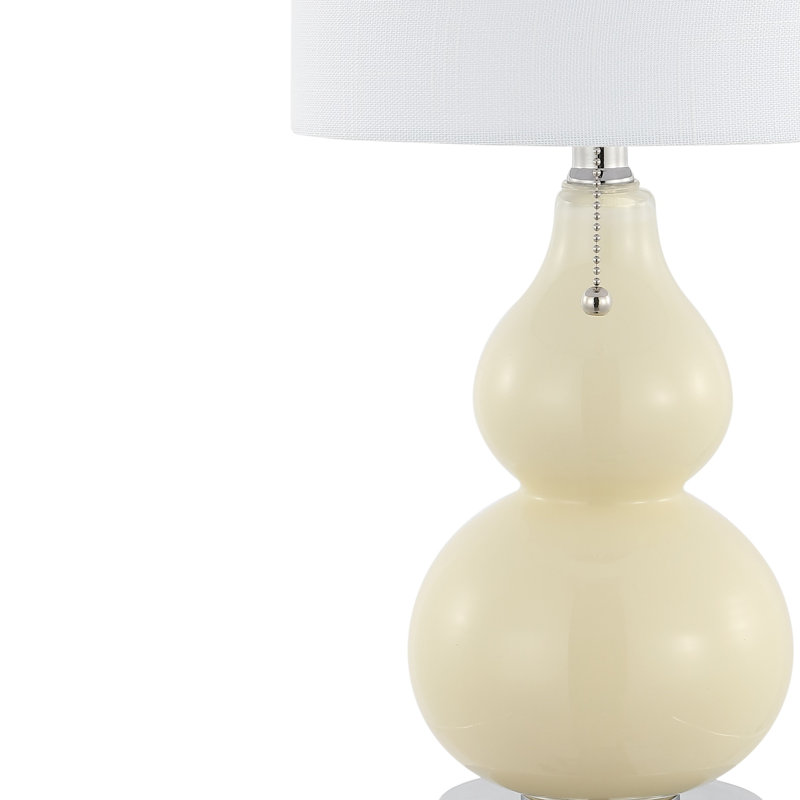 Ersell Metal USB Table Lamp, Cream