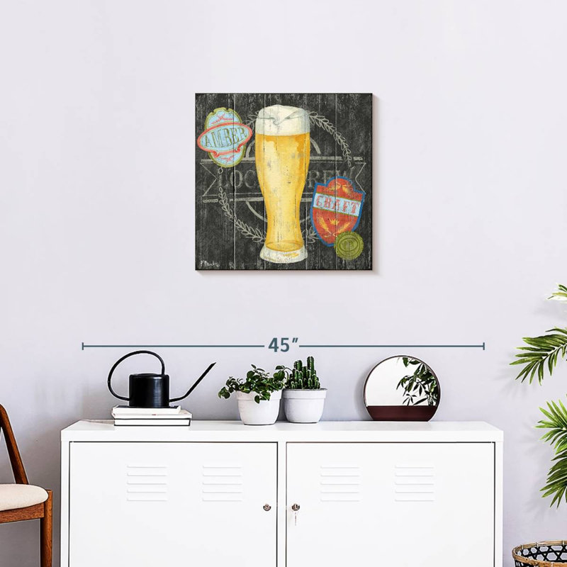 Yarlin Craft Brew I, 20" H x 20" W