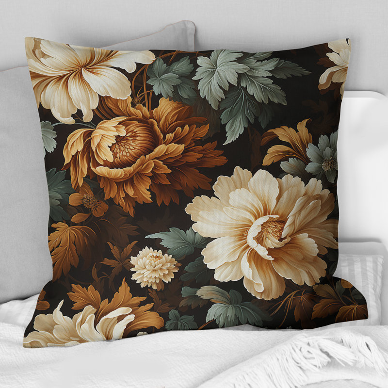 Coussin Rustic Brocade Elegance Victorian, H 16 po x l 16 po