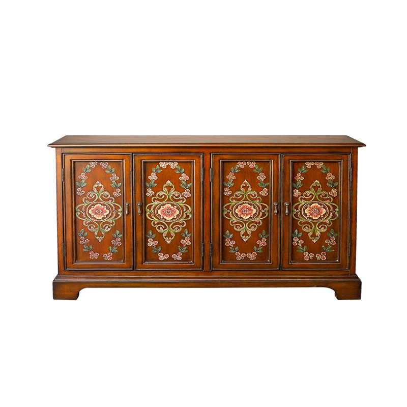 Commode d'appoint en bois massif