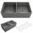 33'' L Farmhouse / Apron Double Bowl Fireclay Kitchen Sink-61605264