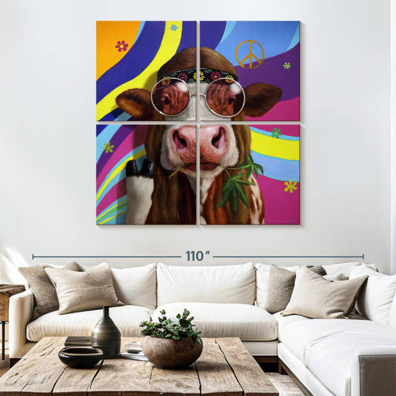Ketti Grass Fed, 74" H x 74" W