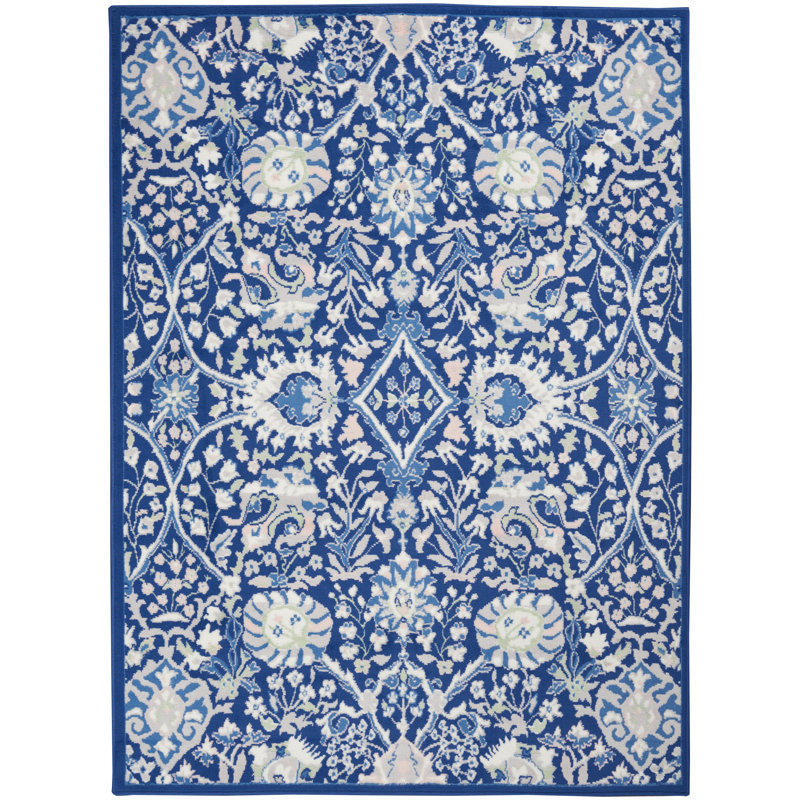 Raghnaid Floral Indoor Rug, Rectangle 4' x 6'