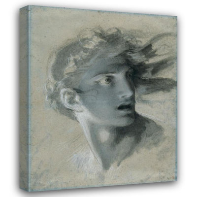 «Head of Vengeance» par Pierre-Paul Prud'Hon - Art mural sur toile tendue avec châssis