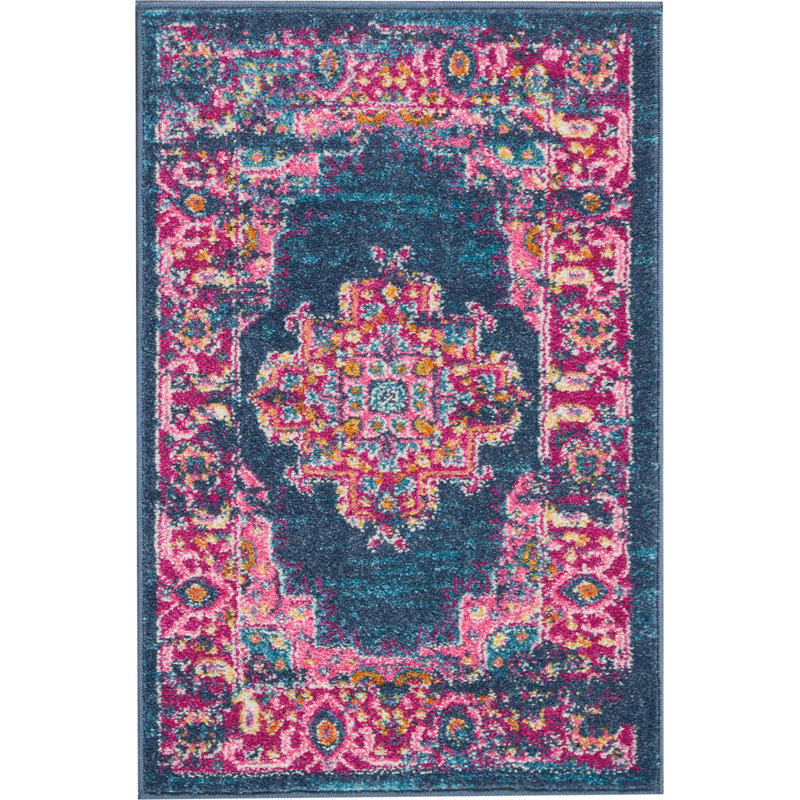 Tapis bleu, Rectangle 1 pi 10 po x 2 pi 10 po