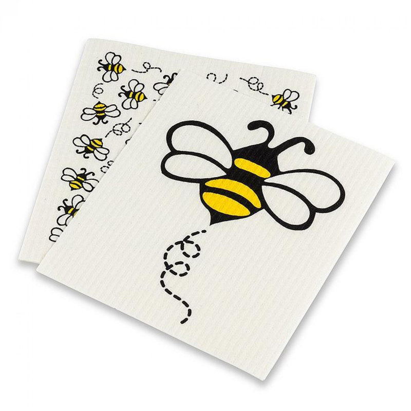 Allover Bees Dishcloth