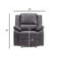 Fauteuil inclinable en similicuir - Fauteuil inclinable simple-296413802