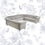 Canapé modulaire réversible en velours Huskins-745462541
