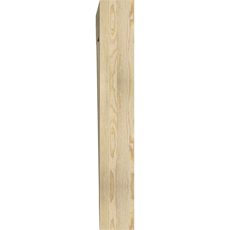 H 6 po x l 40 po x Support en bois / corbeau, Sapin de Douglas, H 40 po x l 6 po x P 34 po