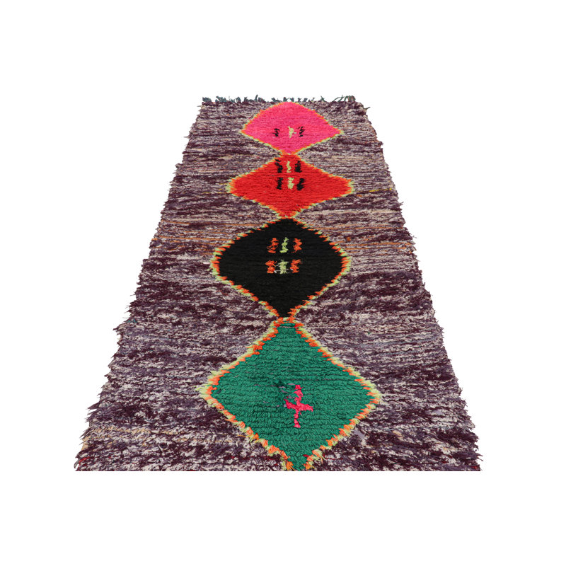 One-of-a-Kind 3'9”x8'10” Hand Knotted Area Rug