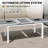 83" Long Aluminum Dining Table Extension Table-105703372