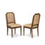L'ensemble de table de cuisine 9 pièces comprend une table de salle à manger et 8 chaises de salle à manger en similicuir beige avec dossier haut et finition noyer antique-729861392-729861396-709591009