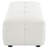 Nuss Boucle Upholstered Rectangular Ottoman Off White