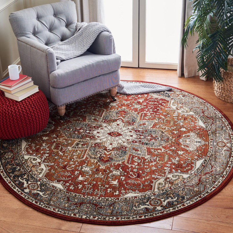 Tapis oriental Menoher 300 Performance, Rond 6 pi 7 po
