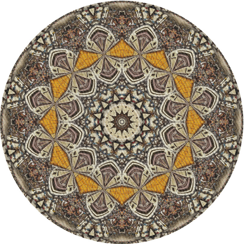 Tapis brun, Rond 6 pi
