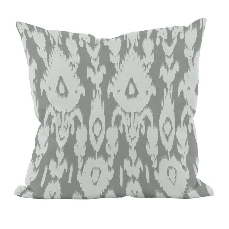 Reversible Throw Pillow, 16" x 16", Navy Blue