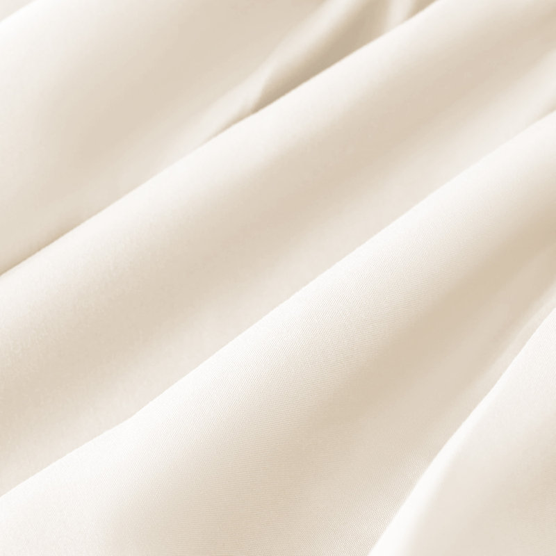 Super Soft Extra Deep Pocket Microfiber Brushed Fitted Sheet, Cream, Single (3')