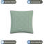 Indoor / Outdoor Green Square Throw Pillow Cover-640315794