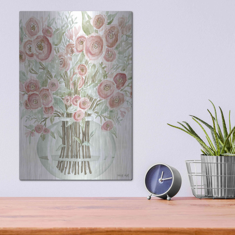 " Blush Roses " by Cindy Jacobs, 16" H x 12" W