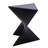 Leisuremod 17" Sculptural Hourglass Side Table - Fully Assembled Stackable Stain Proof End Table for Living Room, Bedroom or Patio-1685340278-1717010368