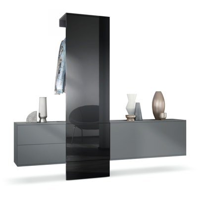 Chappa 209 cm W Hallway Set with Shoe Storage