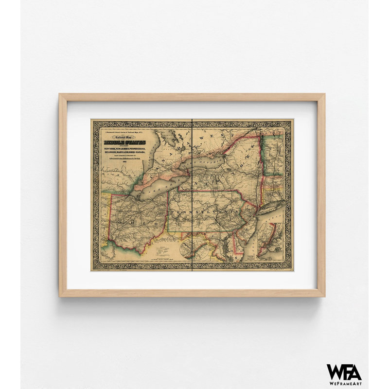 Affiche de la guerre de Sécession, affiche de l'histoire de la guerre de Sécession, H 12 po x l 16 po, Tanné