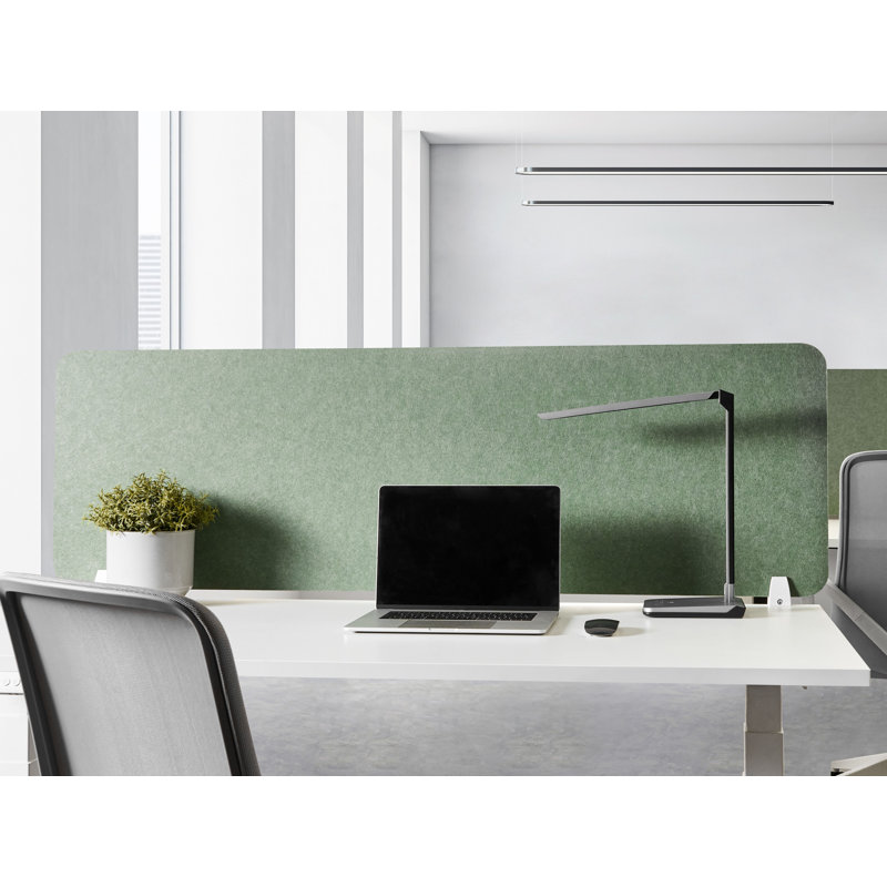 Desk Dividers, Green, 50cm H x 160cm L