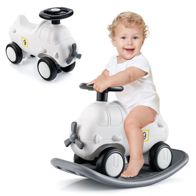 3-In-1 Toddler Sliding W/ Detachable Balance Board Rocker