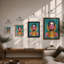 Radiant Gaze Pop Art - Print-1983782768-1983782772