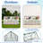 Plexalife Ultra Deluxe Compact Outdoor Seed Starter Greenhouse Cloche
