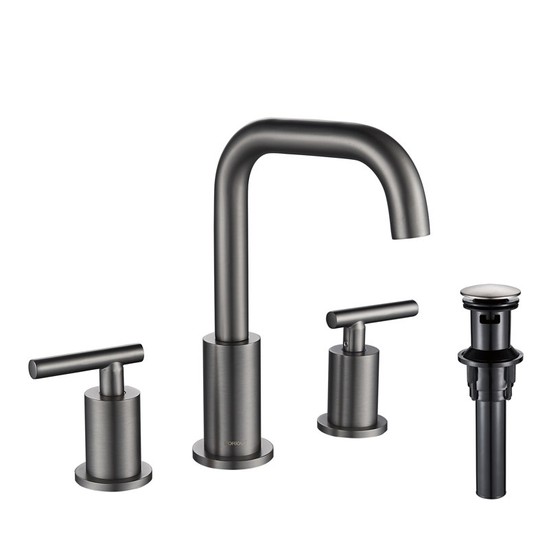 Timed Flow Tap with Waste, Grey