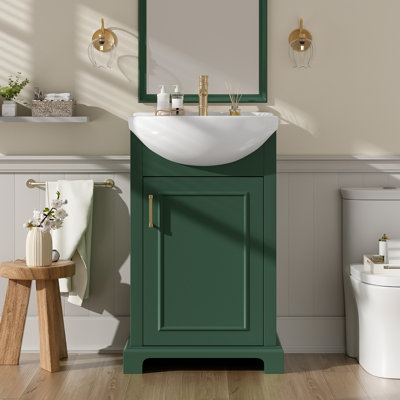 Meuble-lavabo autoportant avec lavabo