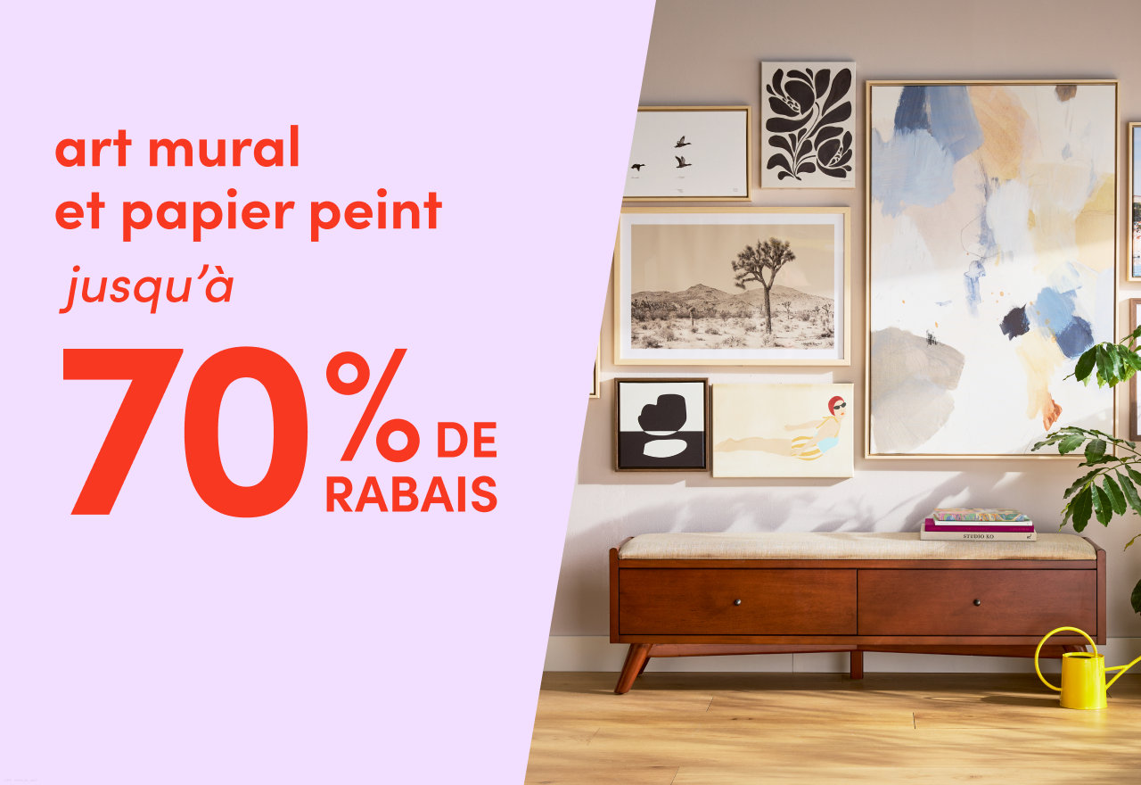 art mural et papier peint en solde