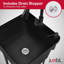 Évier utilitaire sur pied avec robinet rétractable, lavabo de salle de lavage avec pulvérisateur à col de cygne et plus-105512144