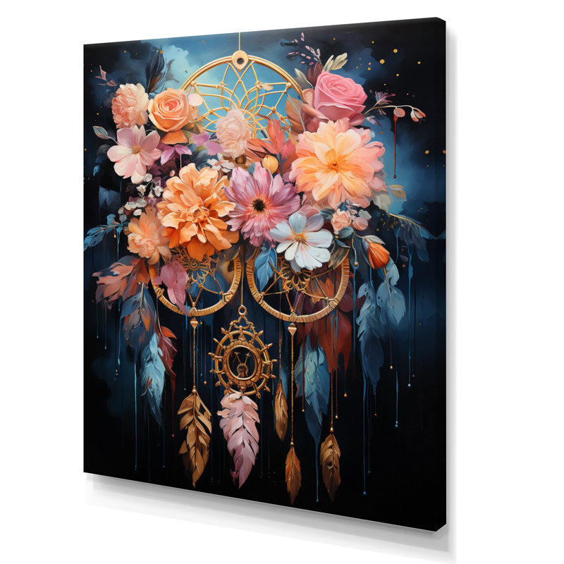 Vyom Dreamcatcher Dreams Interceptor IV sur toile, H 20 po x l 12 po x P 1 po, Toile tendue
