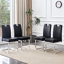 Ensemble de 4 chaises de salle à manger rembourrées-824556042