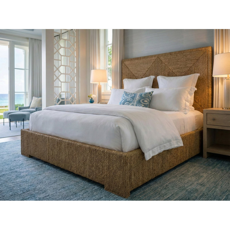 Abaca Woven Bed Queen, Queen
