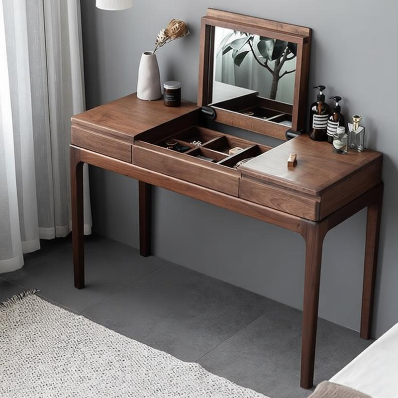 Modern minimalist multi-functional makeup table