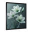 Jonquilles monochromes grises et blanches Photo II - Jonquilles murales, salon-106119381-106119378