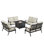 Paisha Outdoor 5 - Piece Conversation Set