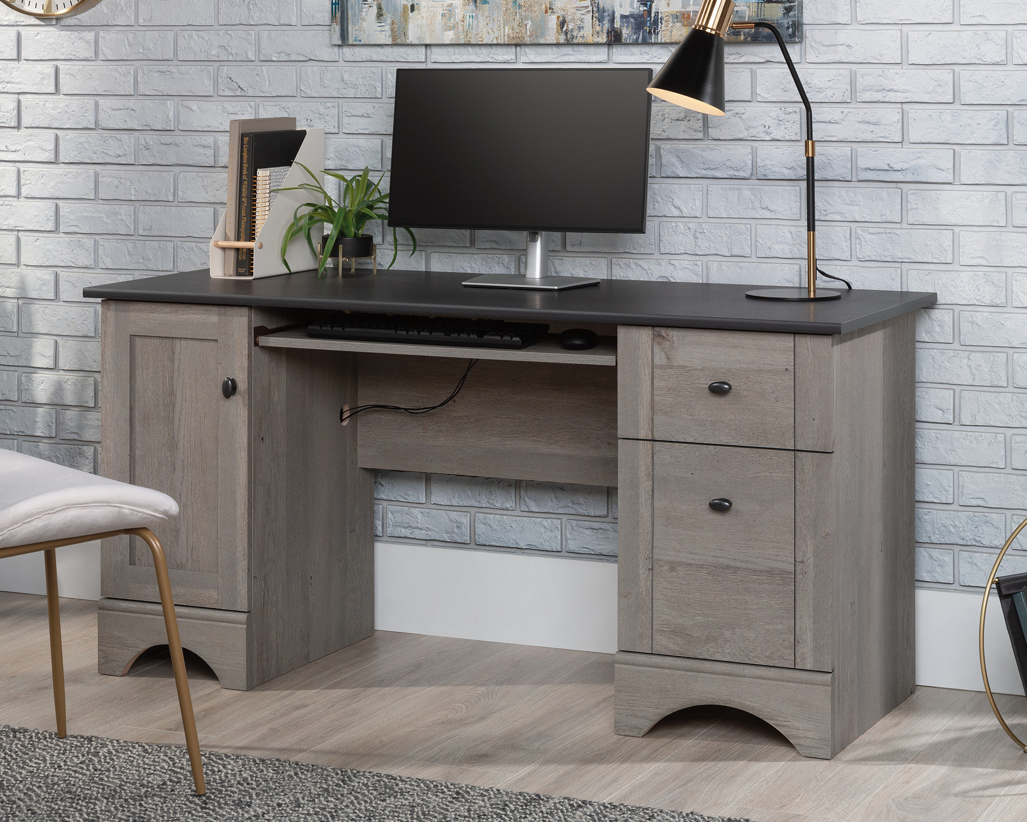 Lark Manor™ Damian Computer Desk Esb 3A | Wayfair