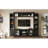 All-In-One Modern TV Stand With Bookcase For Tvs Up To 65-Inch, Entertainment Center With 4 Adjustable Shelves,Tempered Glass Doors, Display Storage Cabinet, Ample Storage Space TV Stand-193540971