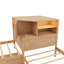 Lit pour enfant en L 3 en 1 avec rangement DEL et éclairage Lunthar-116844428
