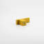 Bouton de meuble en L Art Deco par ROUS Hardware, aluminium massif, finition mate, tournesol (jaune), 1 unité-111448640
